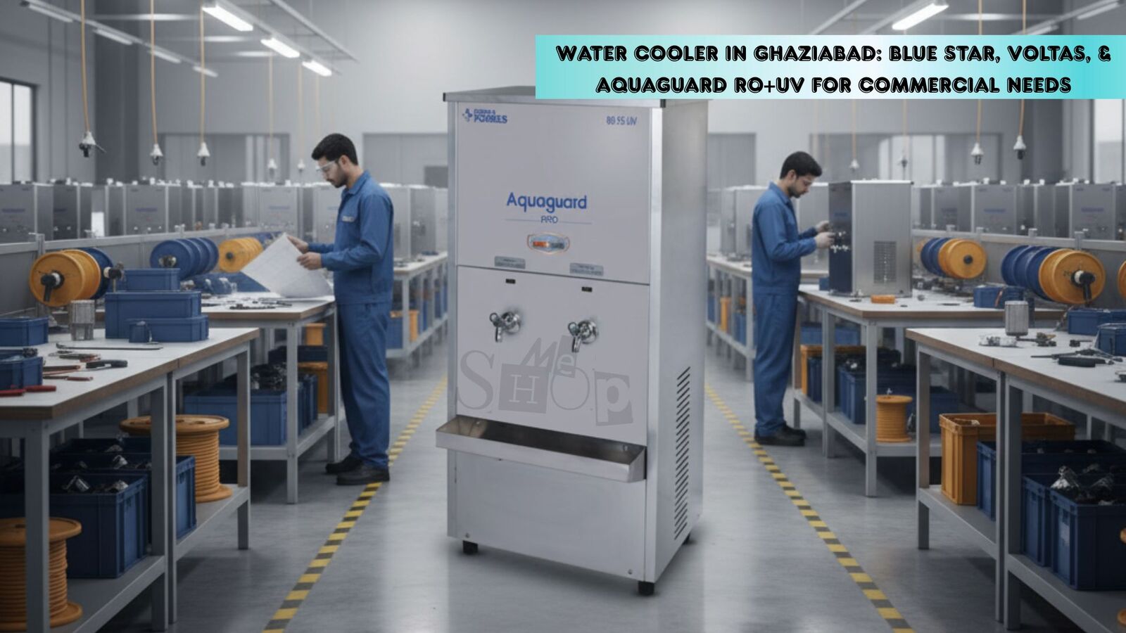 Water Cooler in Ghaziabad: Blue Star, Voltas, & Aquaguard RO+UV for Commercial Needs